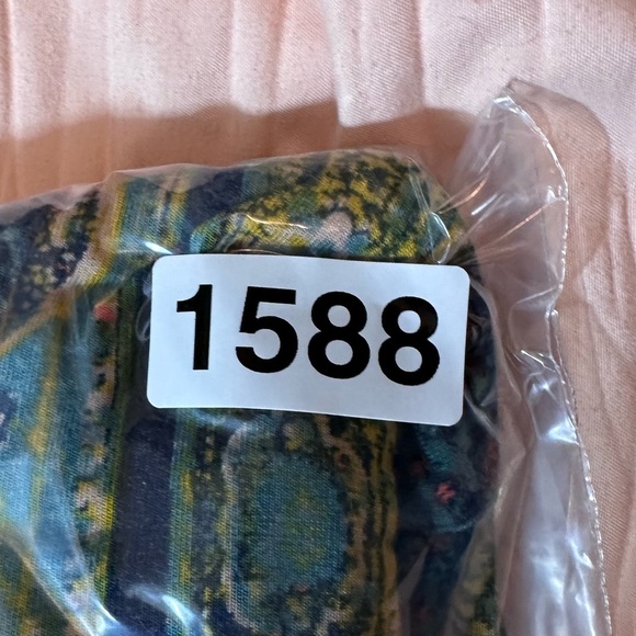 Free People Aloha Lace Up Long Sleeve Stretch Paisley Print Pattern Shirt #1588 - Picture 9 of 9